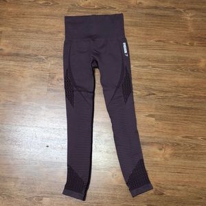 gymshark purple seamless leggings